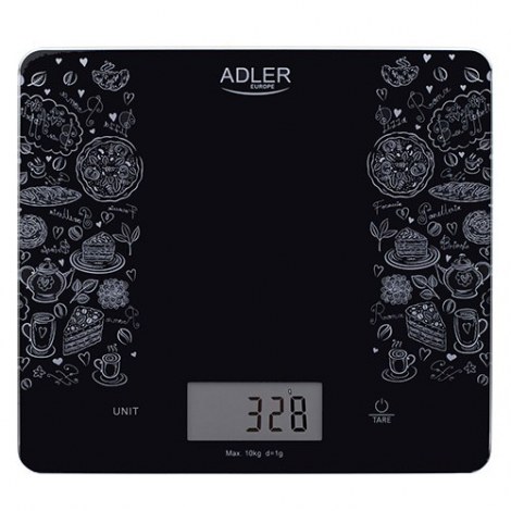 Adler | Kitchen scale | AD 3171 | Maximum weight (capacity) 10 kg | Graduation 1 g | Display type LCD | Black - 3